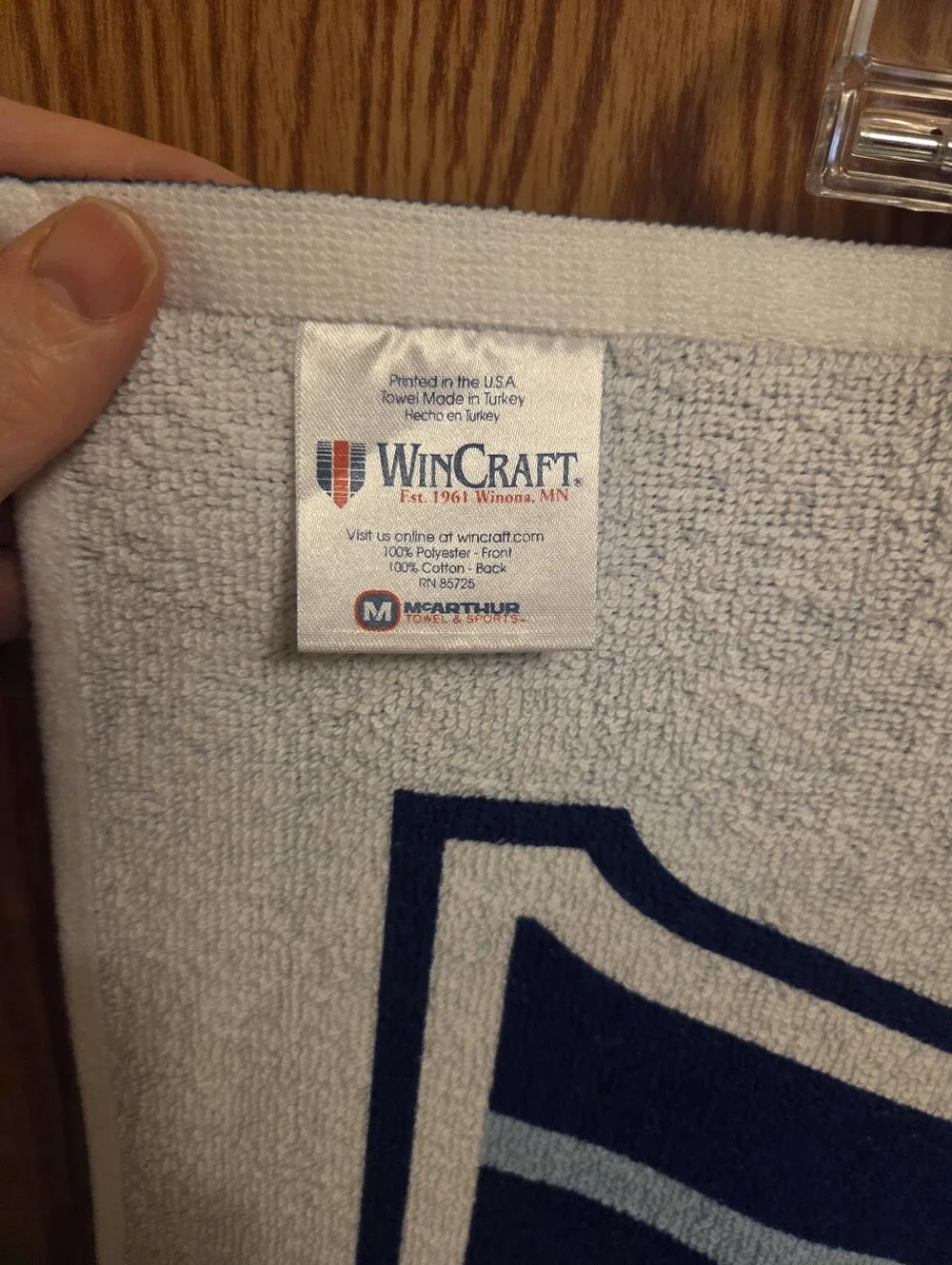 Wincraft Villanova Wildcats Towel NWOT NCAA